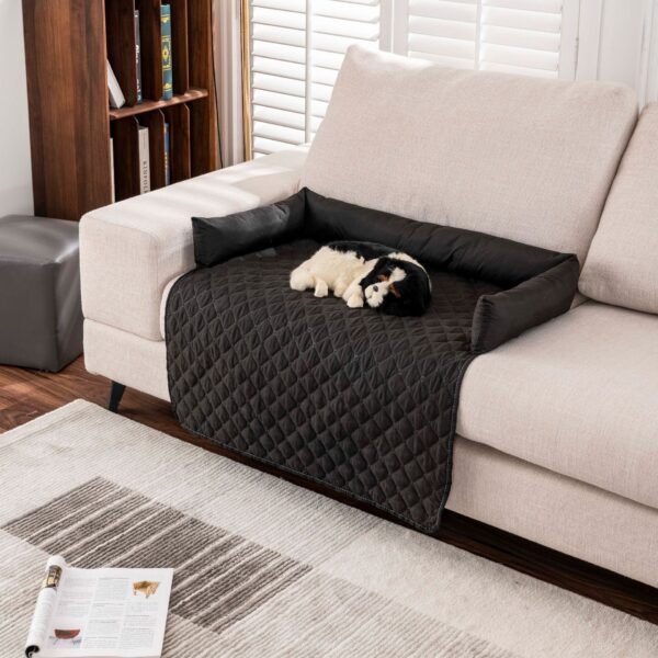 Fanno-Waterproof Pet Mat Sofa Car Bed 75x120cm Beige Durable Comfortable Easy