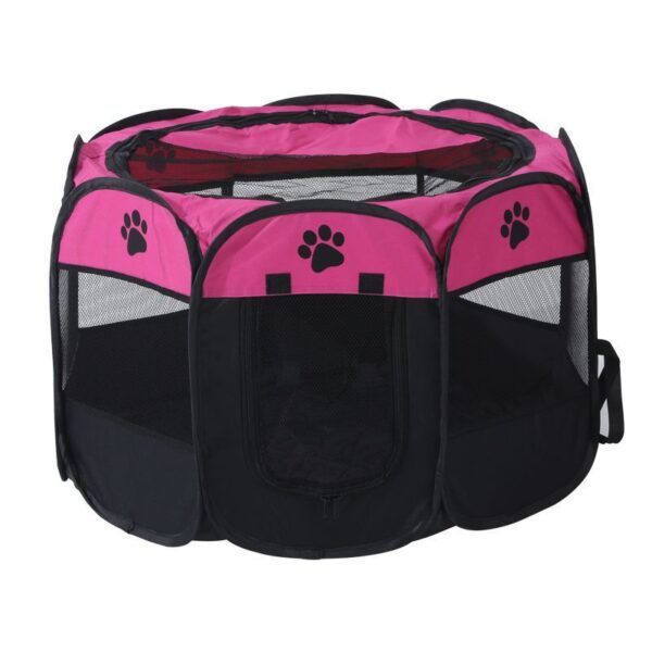 Fanno-Portable Pet Playpen Indoor Outdoor Use 114cm Foldable Dog Cat Tent