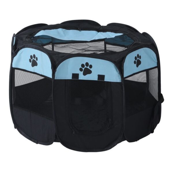 Fanno-Portable Pet Playpen Indoor Outdoor Size 91x91x58cm Oxford Cloth Dog Cat