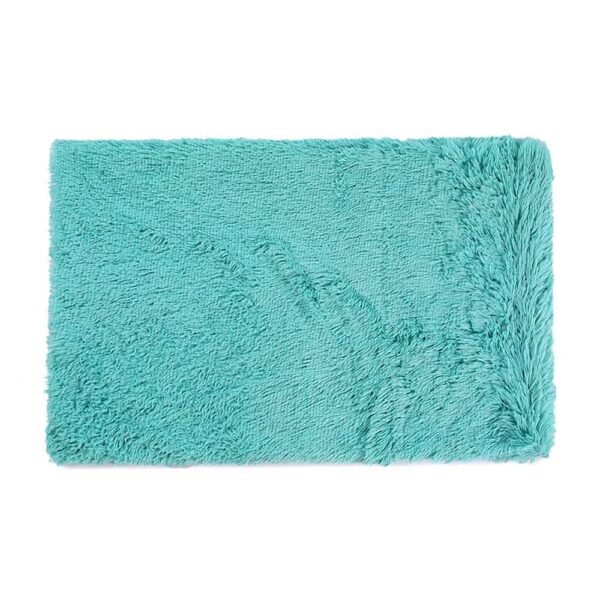 Fanno-Cozy Pet Blankets Soft Faux Fur Anti-Anxiety M Emerald Green 80x55cm