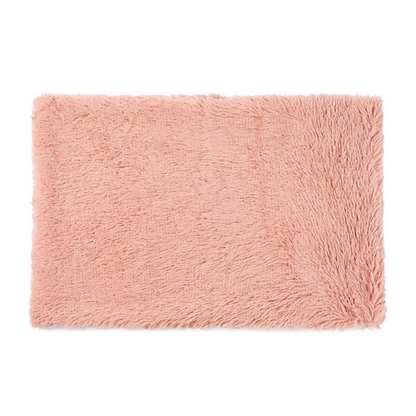 Fanno-Cozy Pet Blankets Soft Faux Fur Anti-Anxiety M Blush Pink 80x55cm