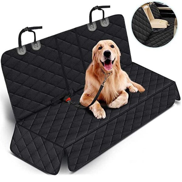 Fanno-Universal Waterproof Dog Car Seat Cover with Non-Slip Backing - Pet Travel Protection Mat