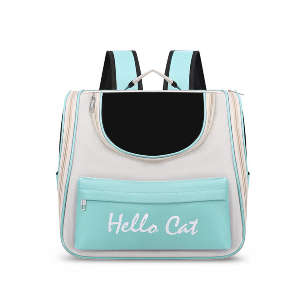 Fanno-Green Transparent Pet Carrier Backpack for Cats and Small Dogs