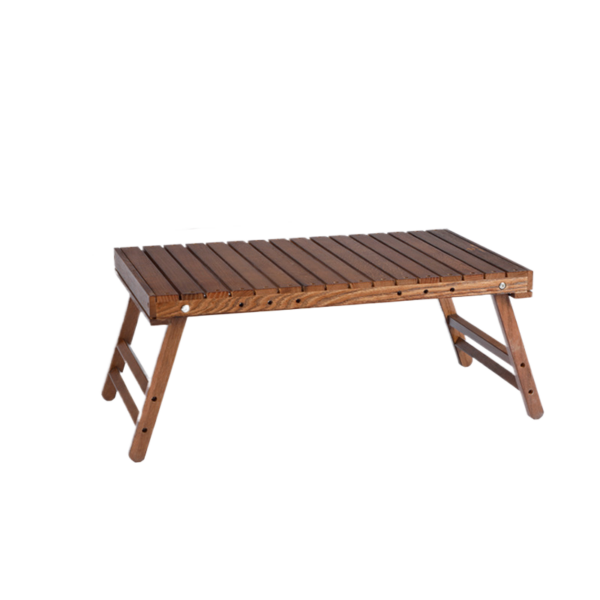 Fanno-Camping table folding outdoor picnic portable walnut color size 1096