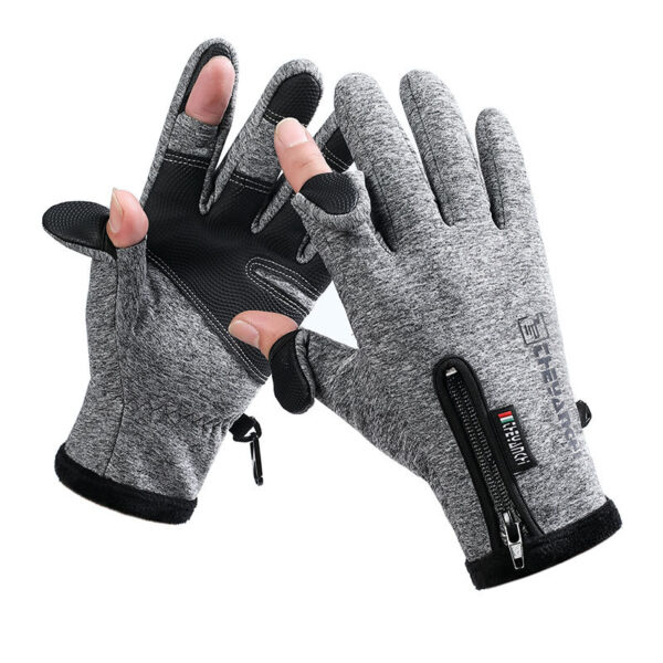 Fanno-Convertible Fingerless Winter Gloves