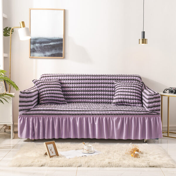 Fanno-Elastic sofa cover purple 90-140cm furniture protector stretch