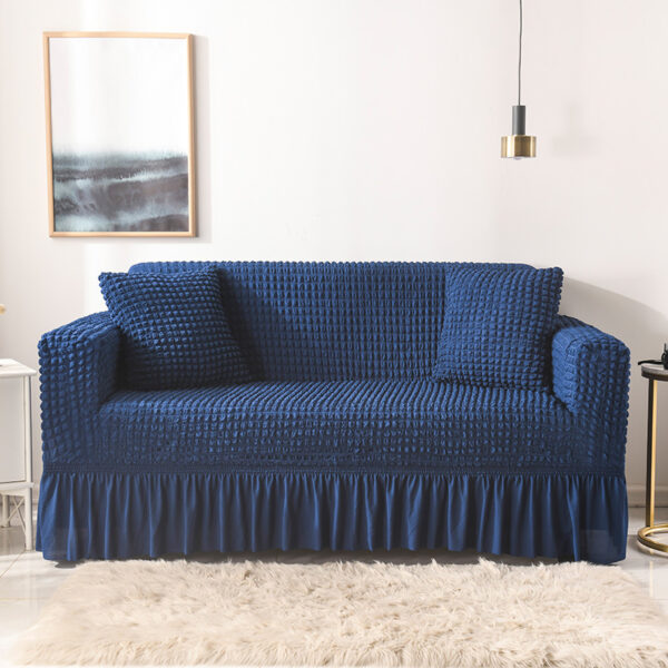 Fanno-Elastic sofa cover blue 90-140cm furniture protector stretch washable