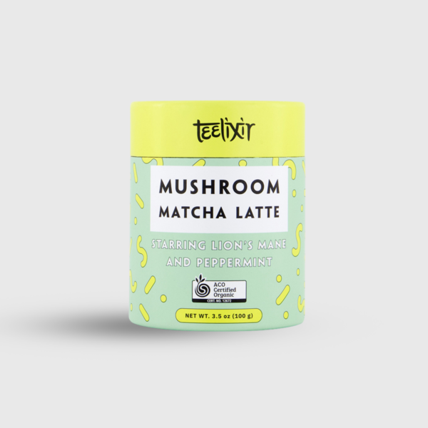 Fanno-Teelixir Organic Mushroom Matcha Latte 100g