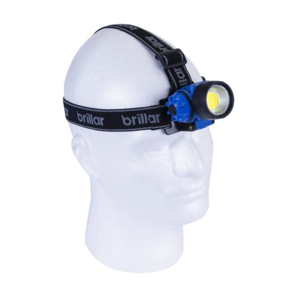 Fanno-Headlamp 120 lumens adjustable blue elastic 3 modes 90 degrees