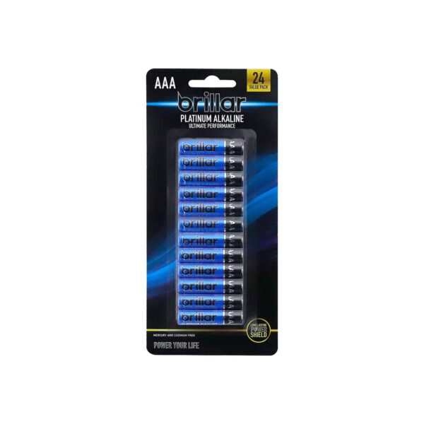 Fanno-AAA Alkaline Batteries 24 Pack Leak Free Long Lasting Power 1.5V