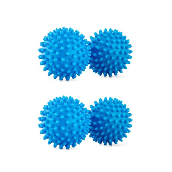 Fanno-Dryer Balls 4 Pack hypoallergenic blue reusable laundry softener 6cm