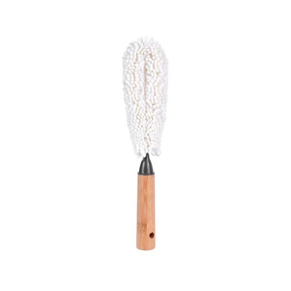 Fanno-Bamboo Brush eco-friendly cleaning tool soft bristles 28cm natural color