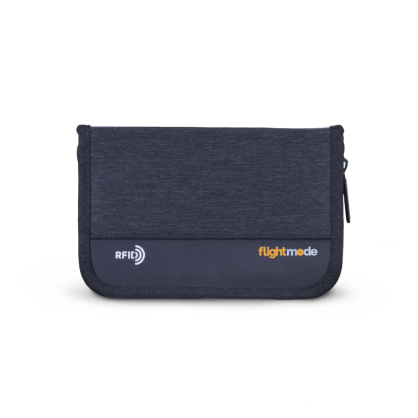 Fanno-passport wallet RFID blocking black 18x12x2cm water-resistant durable