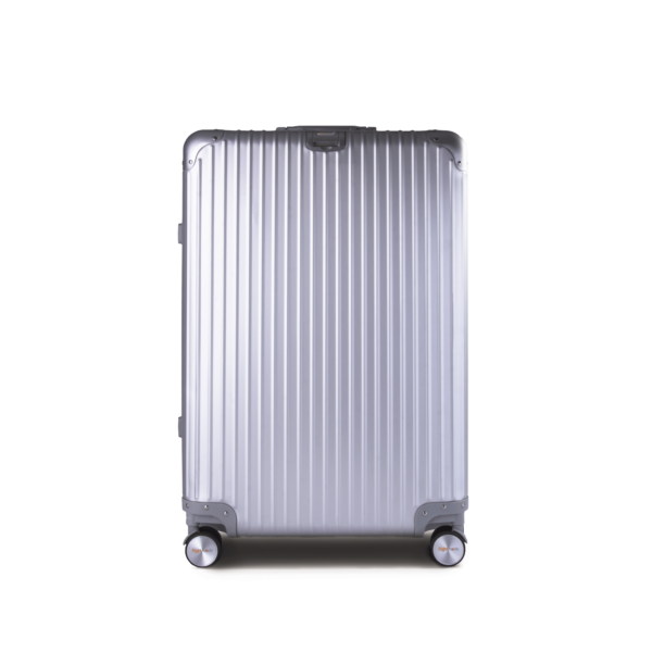 Fanno-Travel Suitcase Medium 60L Aluminium 4 Wheels Expandable Black