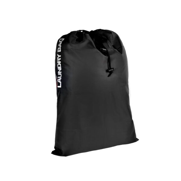 Fanno-Travel Laundry Bag Water Resistant Gym Sports Organizer Black 55x41cm