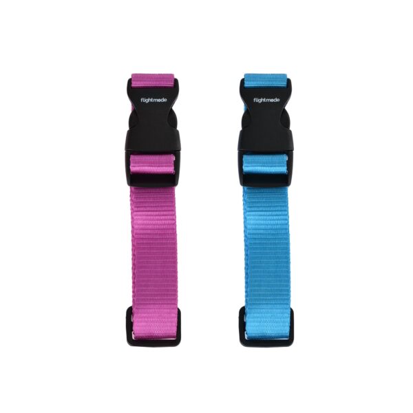 Fanno-Bag Stacker Strap 2PK Travel Luggage Carry Extra Bags 32cm Random Color