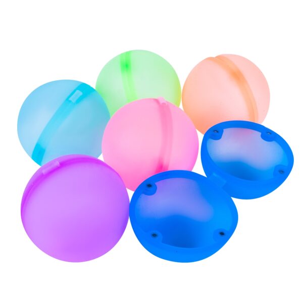 Fanno-Silicone Water Bombs 12 Pack 6cm Reusable Fun  Colorful