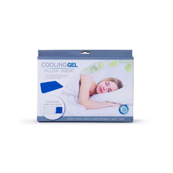 Fanno-Cooling Gel Pillow Pad Blue Cold Therapy Muscle Relief 30x40cm Sleep Aid