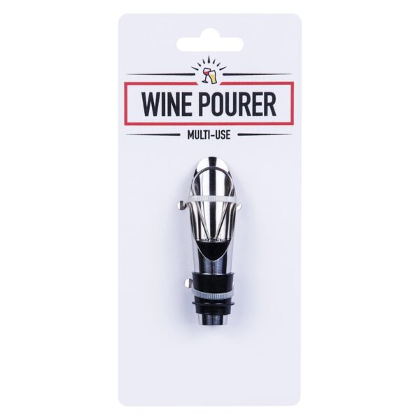 Fanno-Wine Pourer Bottle Stopper stainless steel silicone drip free classy