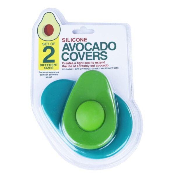 Fanno-Avocado Saver Silicone Cover 2PC Large Small Green Fresh Food Safe