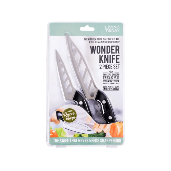 Fanno-Wonder knife set kitchen knives stainless steel 2pc 15cm 10cm