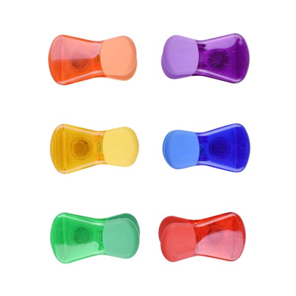 Fanno-Magnetic clips set of 6 bag sealer kitchen fridge 7cm multi-purpose