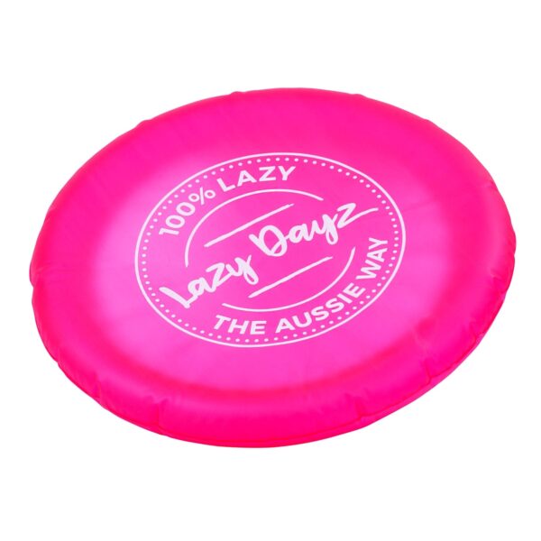 Fanno-Inflatable Frisbee fun family outdoor water 30cm pink