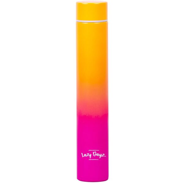 Fanno-Slimline Drink Bottle 300ml Orange Pink Ombre Cool Bright Stylish