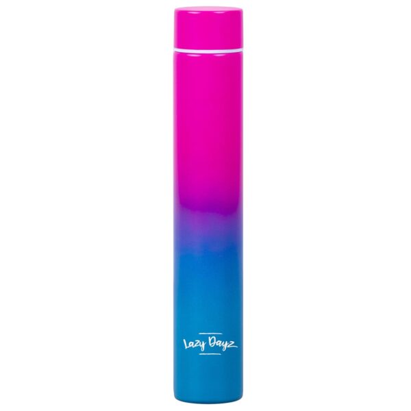 Fanno-Slimline insulated drink bottle pink blue ombre 300ml stylish