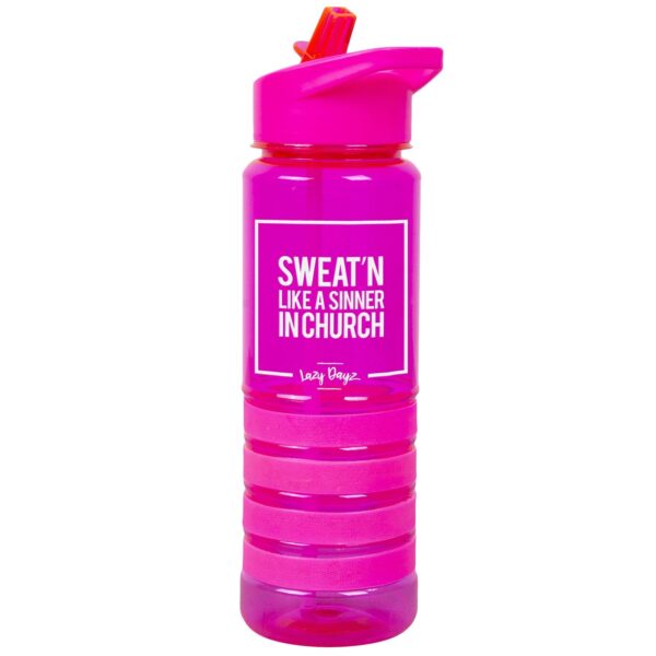 Fanno-Sports Bottle 750ml Pink BPA Free Easy Carry Bright Colorful Grip