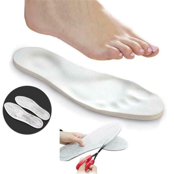 Fanno-Unisex Memory Foam Insoles  Arch Support Pads Pair 3 pack