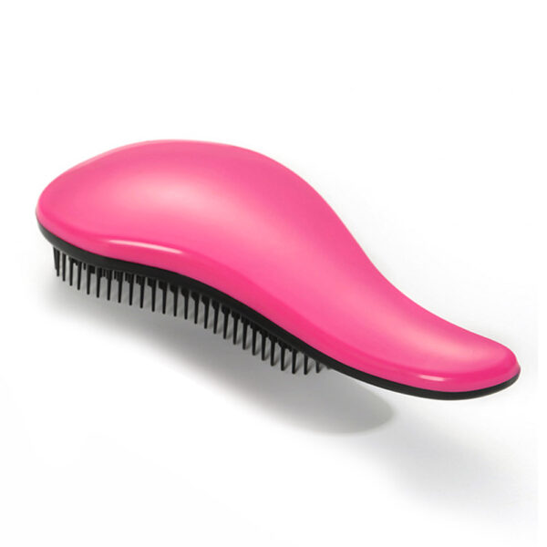 Fanno-Detangling Brush Pink ergonomic design hair growth scalp massage kids