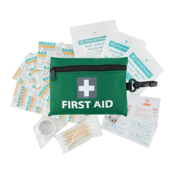 Fanno-Mini First Aid Kit 43 Pieces Emergency Supplies Compact Portable 11cm Red