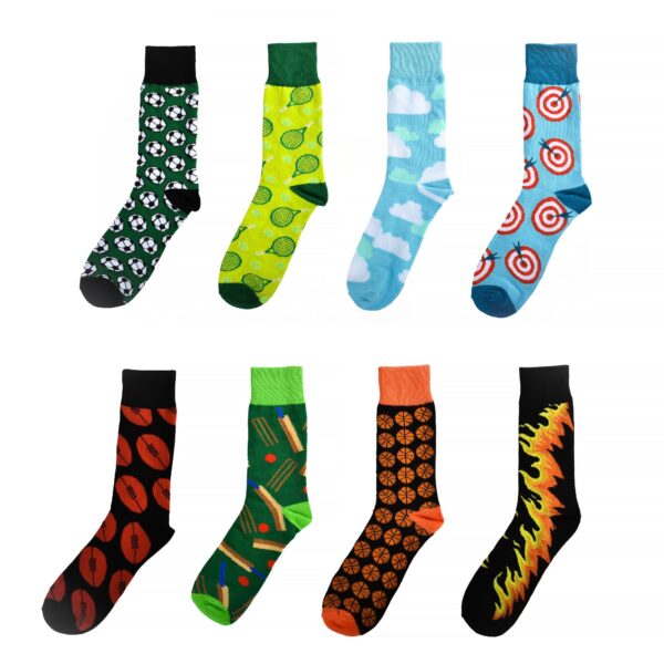 Fanno-Funny socks novelty gifts colorful size 5-13 breathable cotton