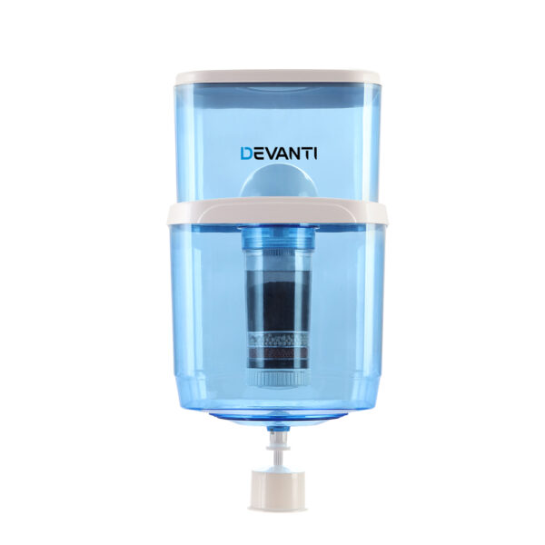 Fanno-22L Water Purifier Container with 6-Stage Filtration for Clean Drinking Water