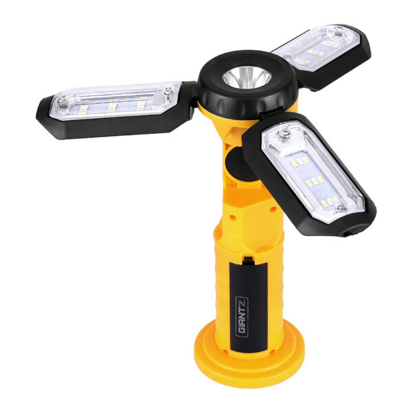 Fanno-Foldable Work Light with USB Charging Magnetic Hook 90° Rotation Emergency Power Bank