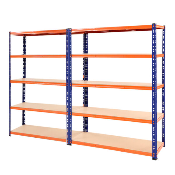 Fanno-Heavy-Duty Storage Shelf Rack Adjustable Steel Shelving Unit 200kg Capacity