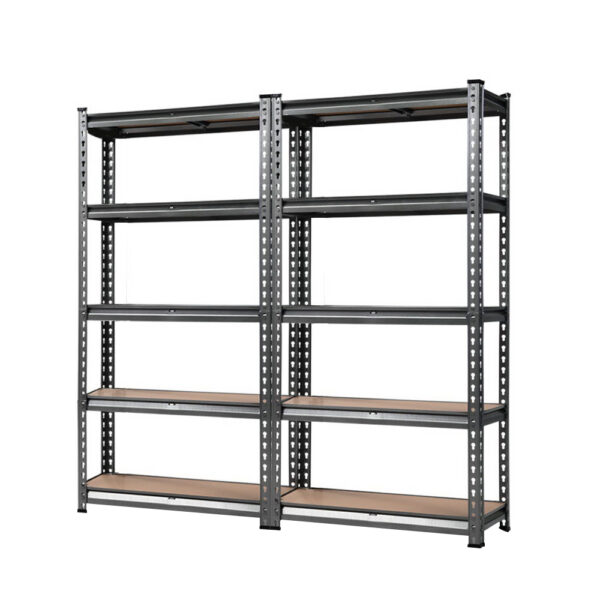 Fanno-Heavy-Duty Storage Shelf Rack Adjustable Steel Shelving Unit 150kg Capacity