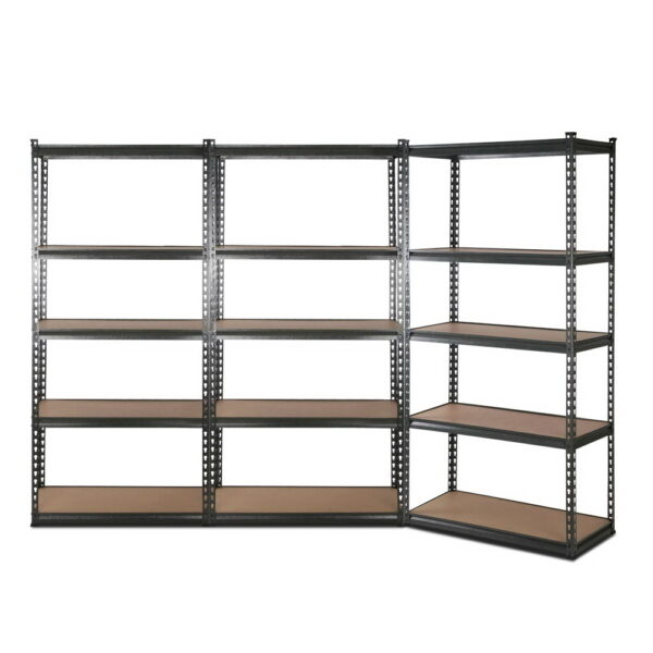 Fanno-Heavy-Duty Steel Storage Shelf Rack 5-Tier Adjustable 200kg Capacity for Garage