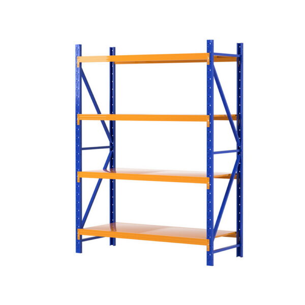 Fanno-Storage Shelf Rack 200kg Capacity Adjustable Steel Shelving Unit for Garage Use