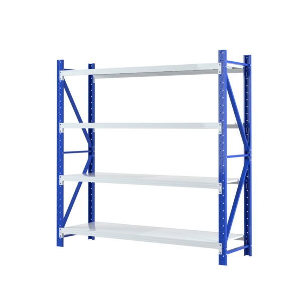 Fanno-Storage Shelf Rack 200kg Capacity Adjustable Steel Shelving Unit for Garage and Home