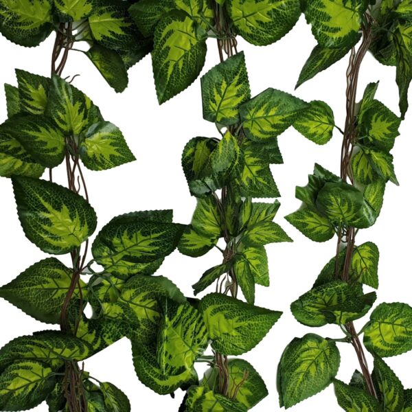 Fanno-Artificial Ivy Garland 260cm 5 Pack Faux Pothos Vines for Home Decor Events