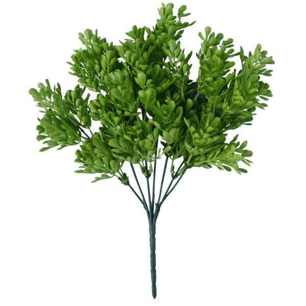 Fanno-Artificial Eucalyptus Plant 32cm UV Resistant Bright Green Foliage for Decor