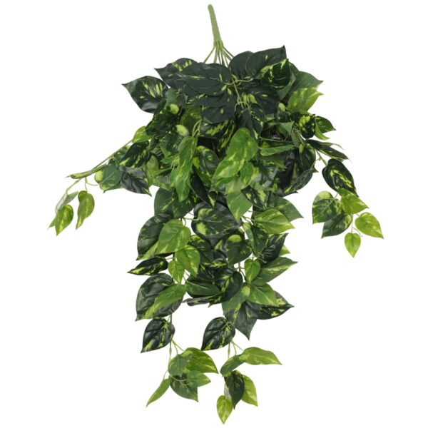 Fanno-Hanging Creeper Bush with Philodendron Leaves for Home and Office Decor 73cm