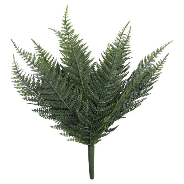 Fanno-Artificial Fern 60cm UV Resistant Indoor Outdoor Faux Plant for Home Decor