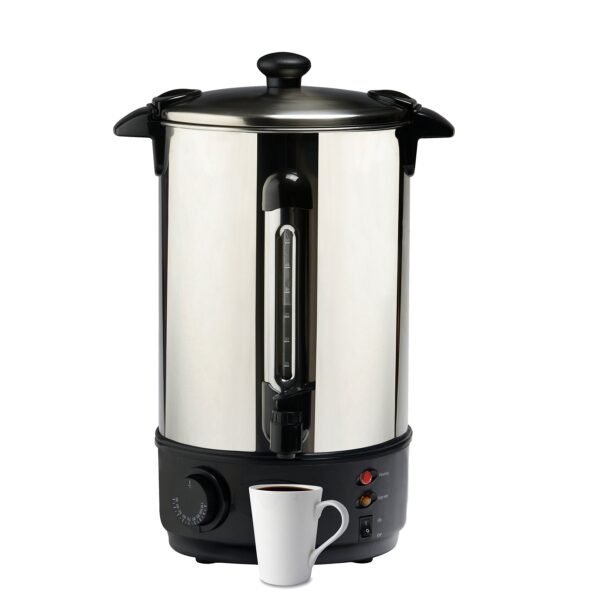 Fanno-10L Stainless Steel Hot Water Urn with Auto Shut Off and Temperature Control